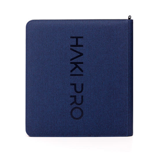 HAKI PRO - Navy Blue 12 Pocket Premium Trading Card Binder