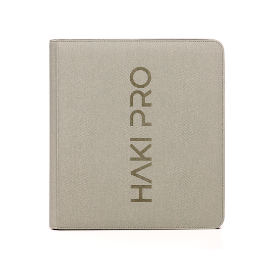 HAKI PRO - Chalk 12 Pocket Premium Trading Card Binder