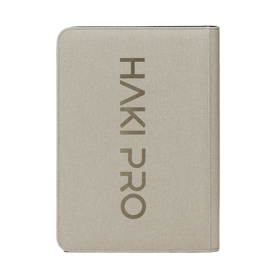 HAKI PRO - Chalk 9 Pocket Premium Trading Card Binder - PokéBox Australia