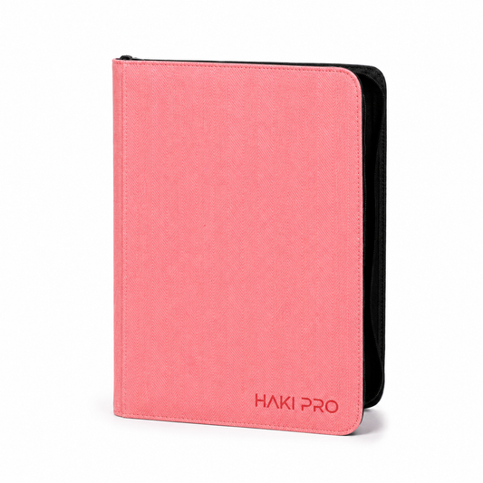 HAKI PRO - Pink 9 Pocket Premium Trading Card Binder