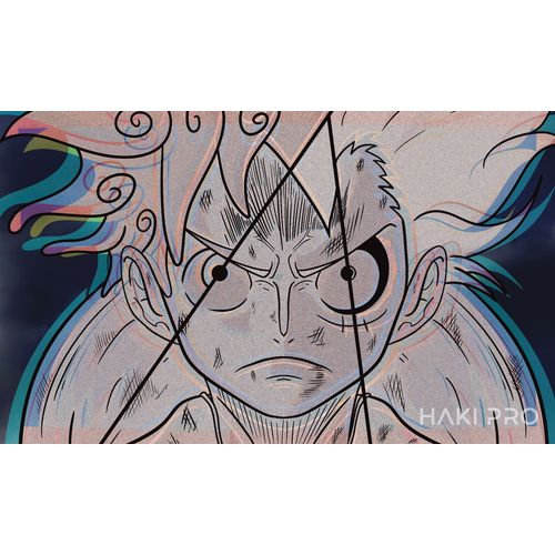 One Piece - 3-Face Luffy (Greyscale) - Playmat/Mouse Pad - PokéBox Australia