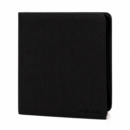HAKI PRO - Black 12 Pocket Premium Trading Card Binder