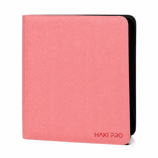 HAKI PRO - Pink 12 Pocket Premium Trading Card Binder