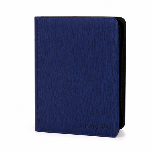 HAKI PRO - Navy Blue 9 Pocket Premium Trading Card Binder